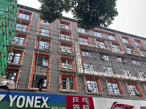 成都脚手架施工现场案例